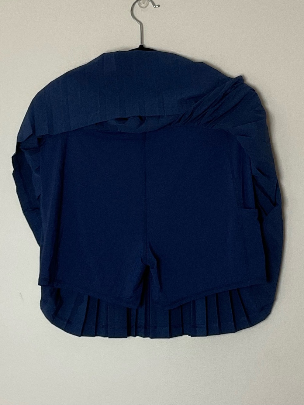 Lily Pulitzer Luxletic Makara Navy Pleated Skort Athletic Country Club Size M - Picture 6 of 10